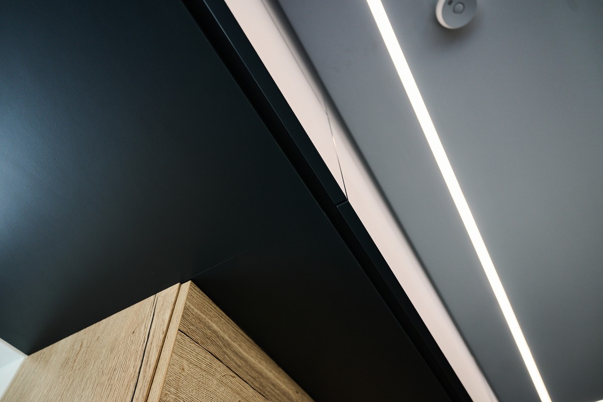 Černá kuchyň - osvětlení